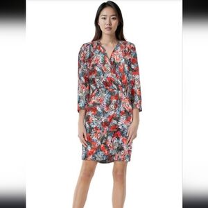The Kooples Silk Floral Paisley Mini Dress